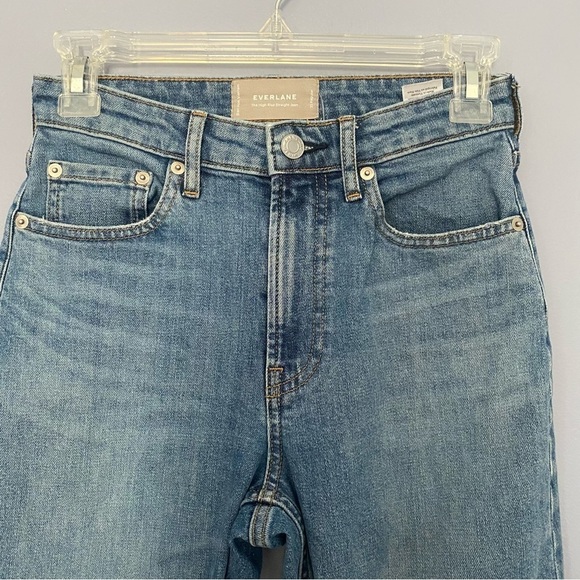 Everlane High-Rise Straight Leg Jeans – Size 25 Regular - Picture 2 of 10